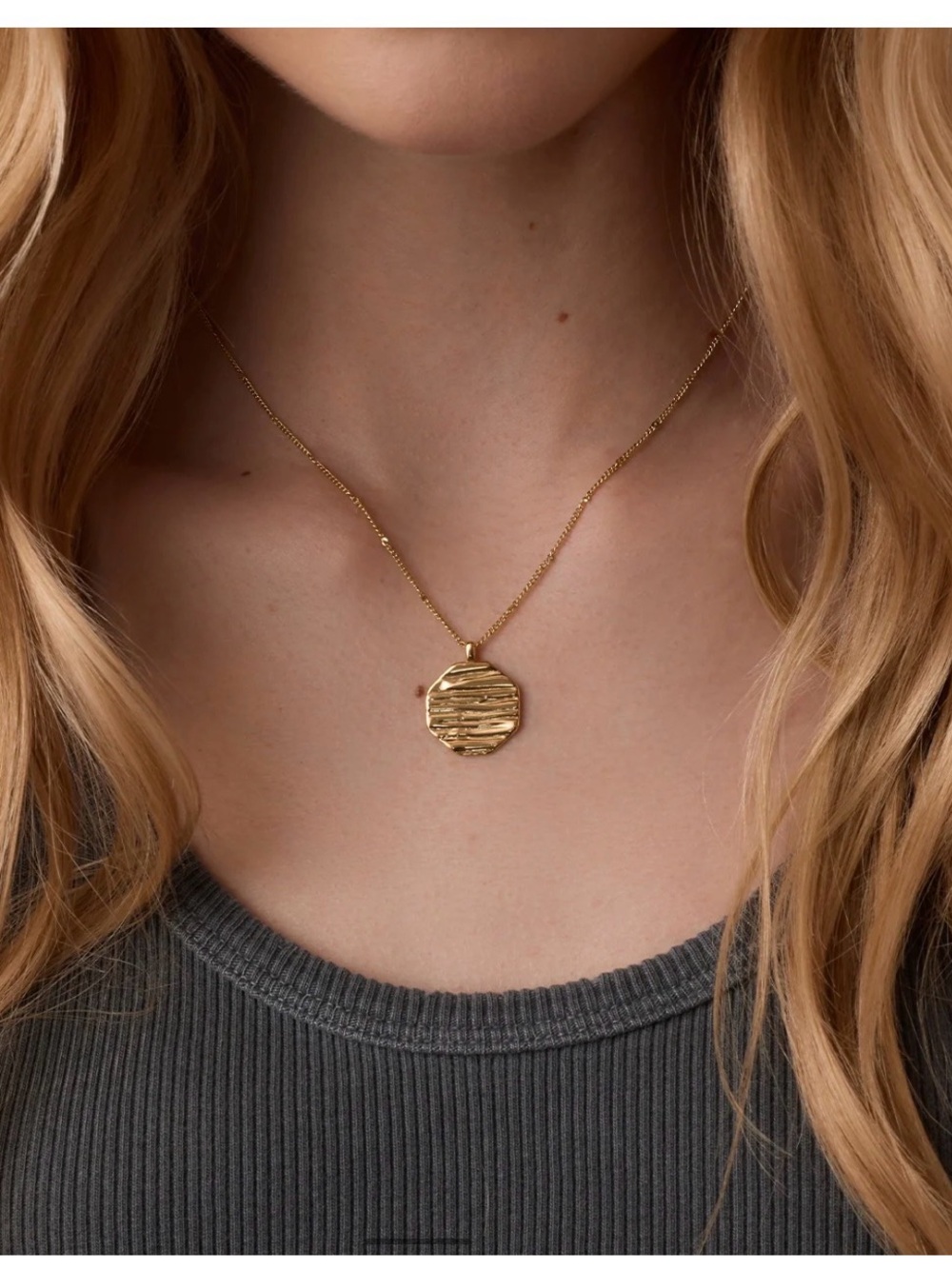 Gorjana Sunset Coin Necklace